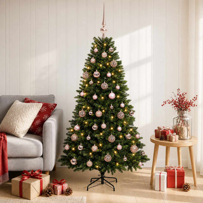 Artificial Christmas Tree with Bauble 150 cm 150 LEDs