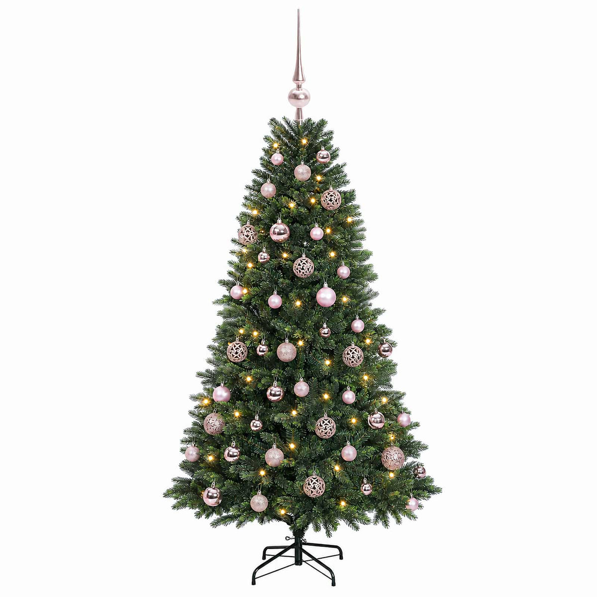 Artificial Christmas Tree with Bauble 150 cm 150 LEDs