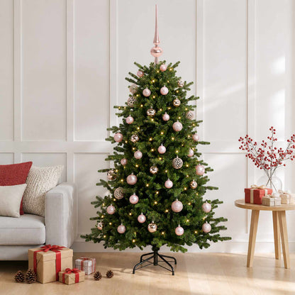 Artificial Christmas Tree with Bauble 150 cm 150 LEDs