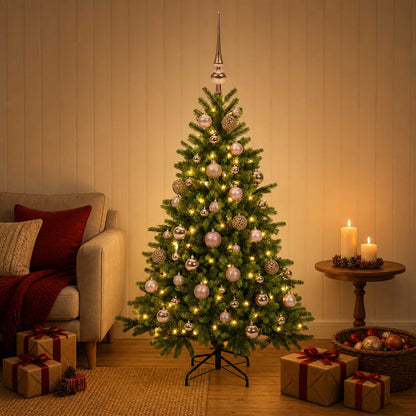 Artificial Christmas Tree with Bauble 150 cm 150 LEDs