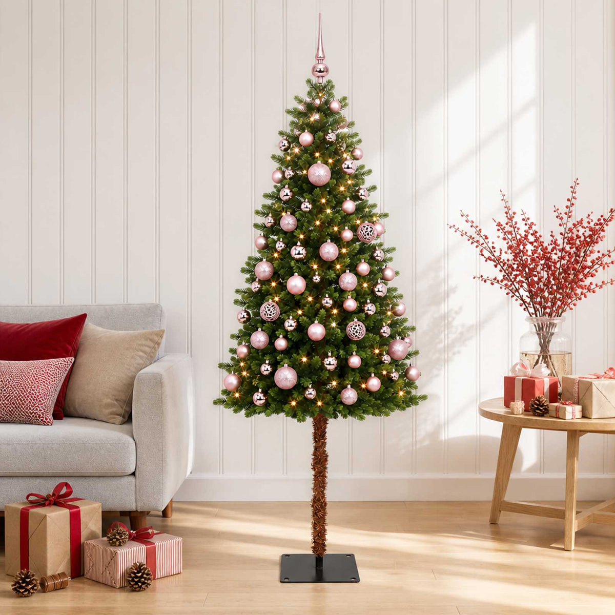 Artificial Christmas Tree with Bauble 180 cm 300 LEDs