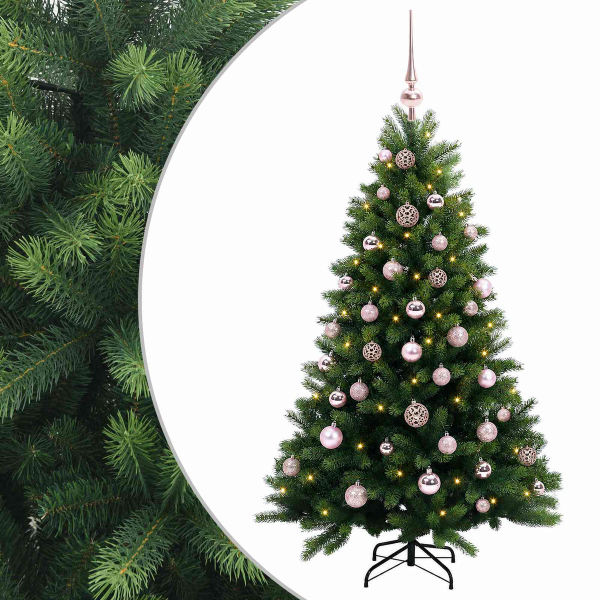 Artificial Christmas Tree with Bauble 120 cm 150 LEDs