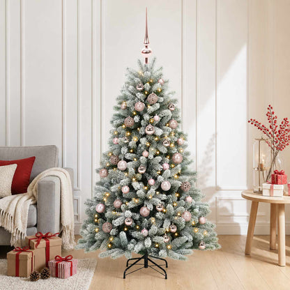Artificial Christmas Tree with Bauble 150 cm 150 LEDs