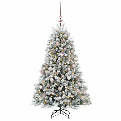Artificial Christmas Tree with Bauble 150 cm 150 LEDs