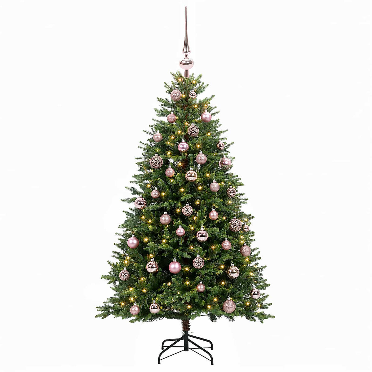 Artificial Christmas Tree with Bauble 120 cm 150 LEDs