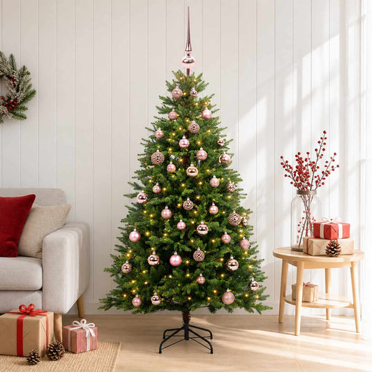 Artificial Christmas Tree with Bauble 150 cm 150 LEDs