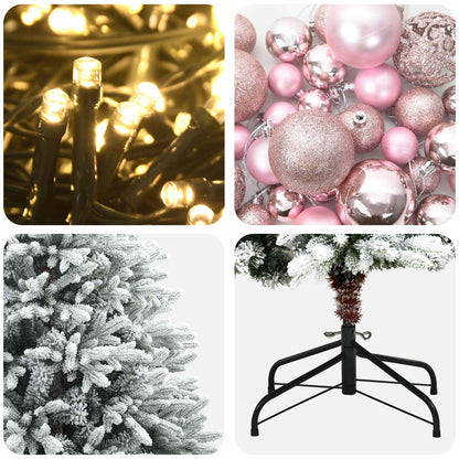 Artificial Christmas Tree with Bauble 120 cm 150 LEDs