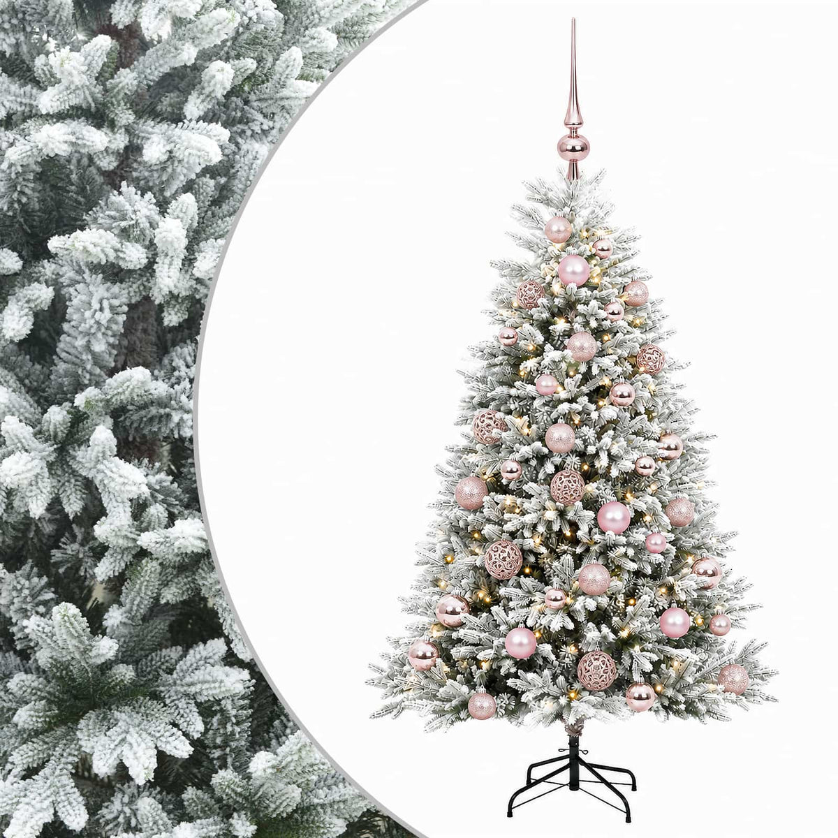 Artificial Christmas Tree with Bauble 120 cm 150 LEDs
