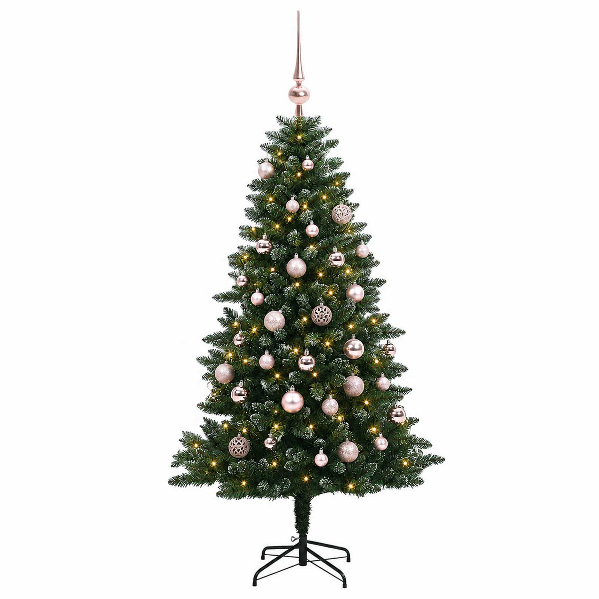 Artificial Christmas Tree with Bauble 150 cm 150 LEDs