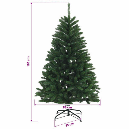 Artificial Christmas Tree Mid-green with Ornament 120 cm