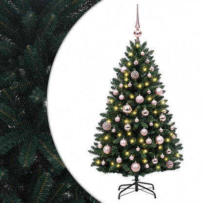 Artificial Christmas Tree Dark Green with Bauble 150 cm