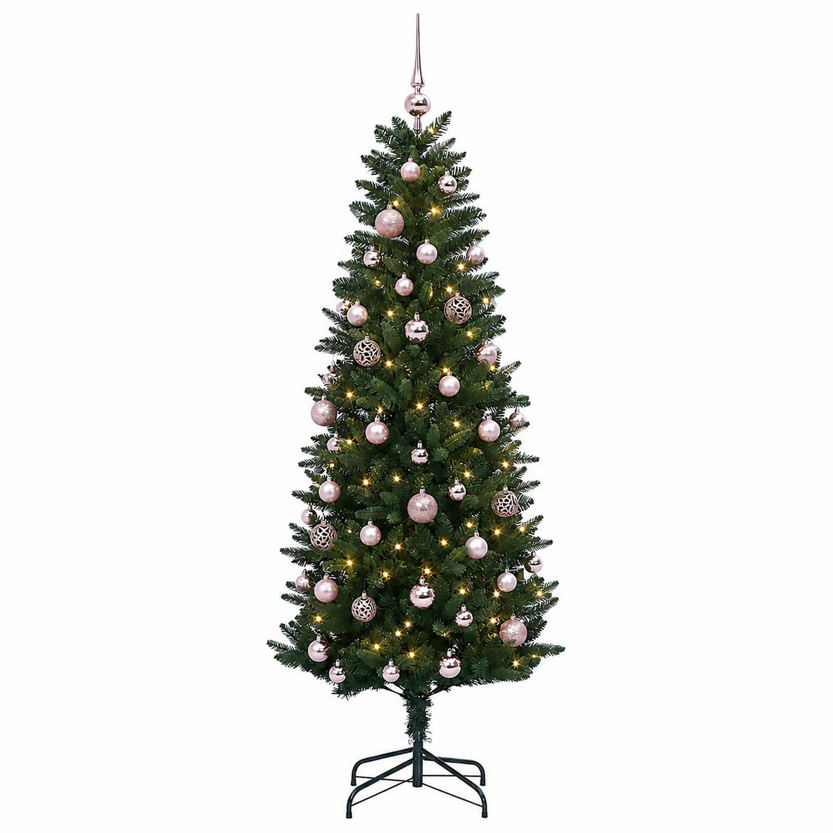 Artificial Christmas Tree with Bauble 120 cm 150 LEDs