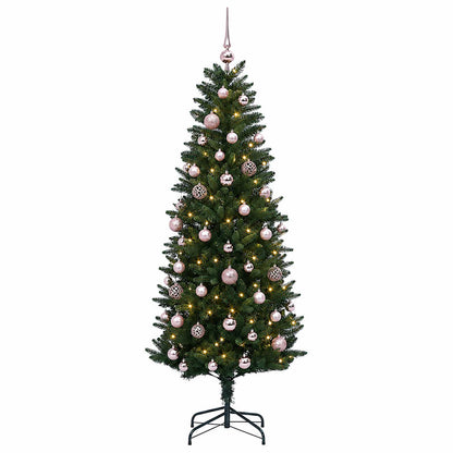 Artificial Christmas Tree with Bauble 150 cm 150 LEDs