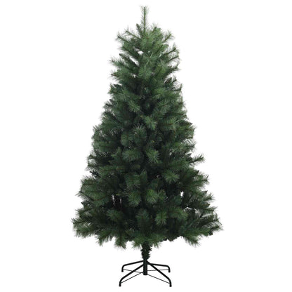 Artificial Hinged Christmas Tree with Baubles 150 cm 150 LEDs