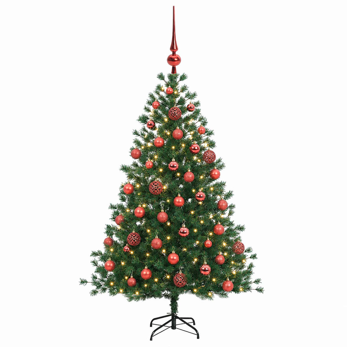 Artificial Christmas Tree with Bauble 120 cm 150 LEDs