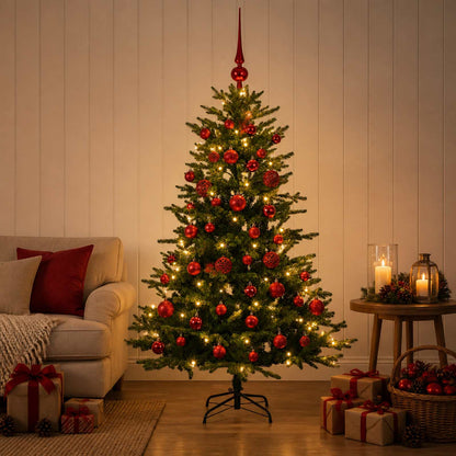 Artificial Christmas Tree with Bauble 120 cm 150 LEDs