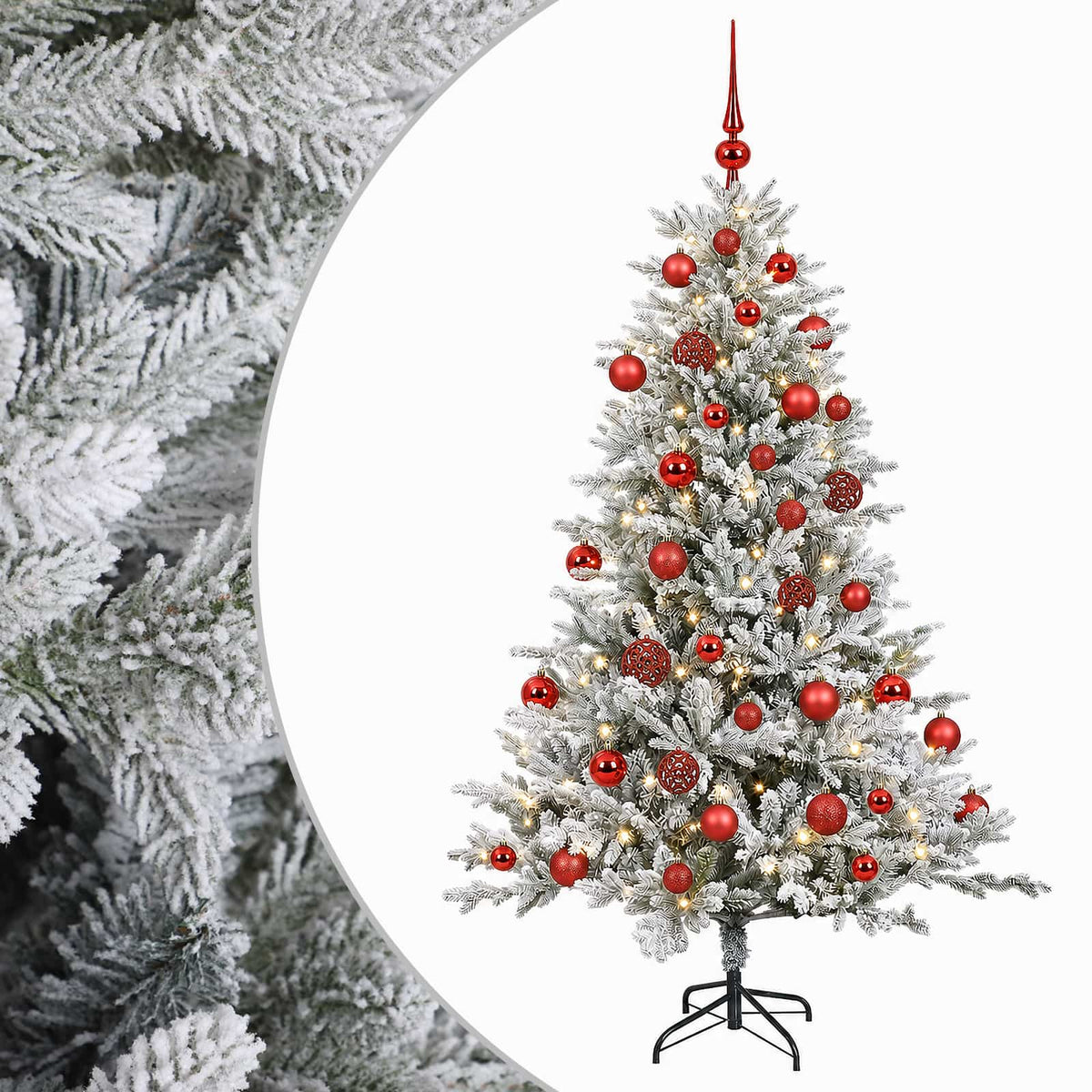 Artificial Christmas Tree with Bauble 120 cm 150 LEDs