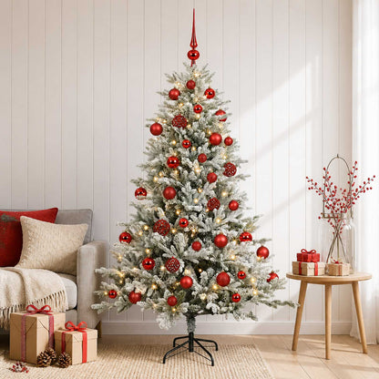 Artificial Christmas Tree with Bauble 120 cm 150 LEDs