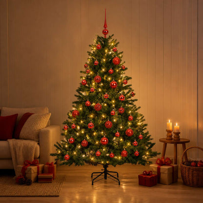 Artificial Christmas Tree with Bauble 120 cm 150 LEDs