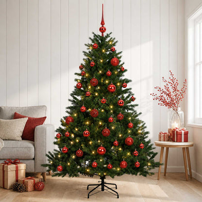 Artificial Christmas Tree with Bauble 150 cm 150 LEDs