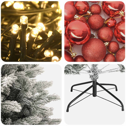 Artificial Christmas Tree with Bauble 120 cm 150 LEDs