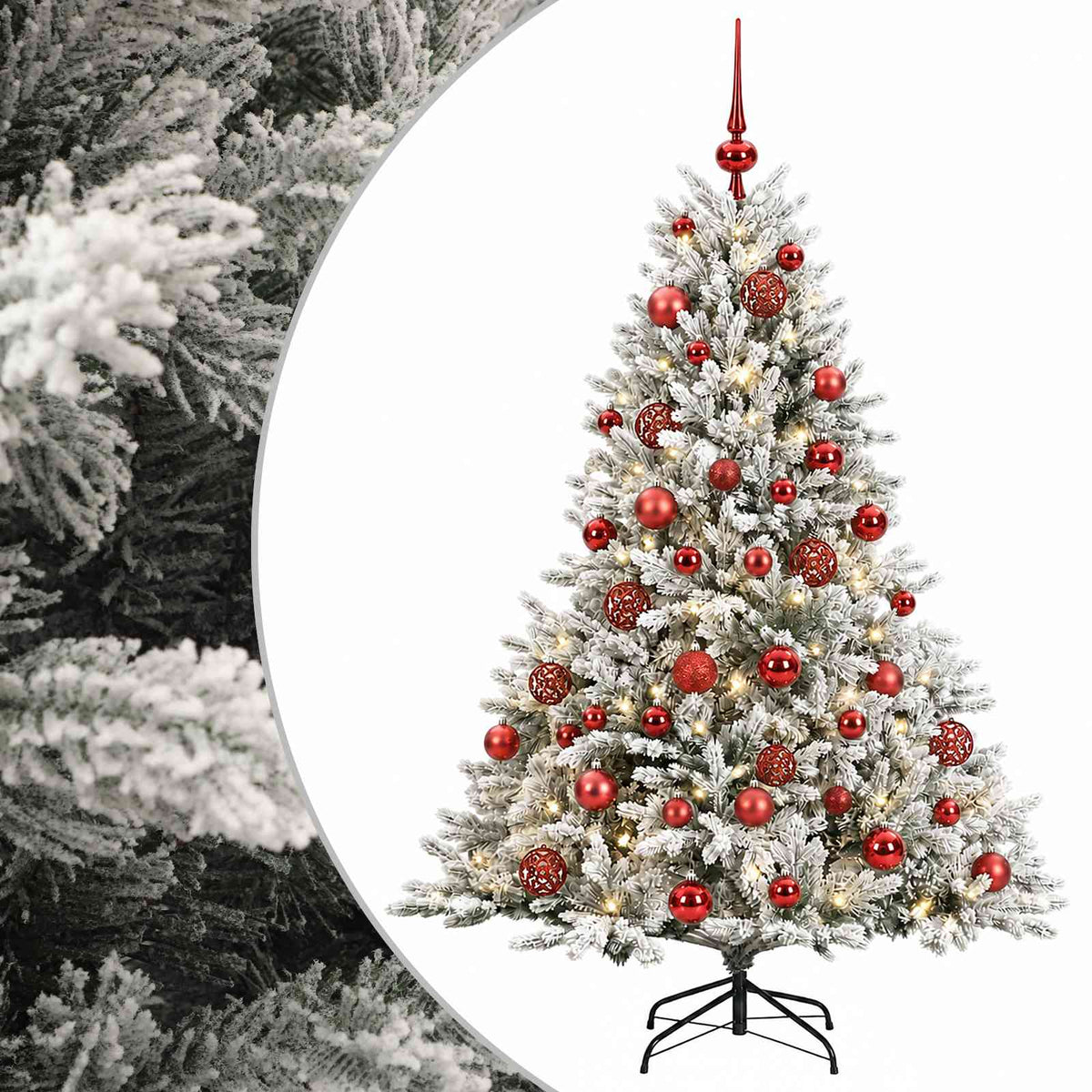 Artificial Christmas Tree with Bauble 120 cm 150 LEDs