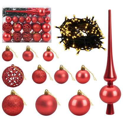 Artificial Christmas Tree with Bauble 120 cm 150 LEDs