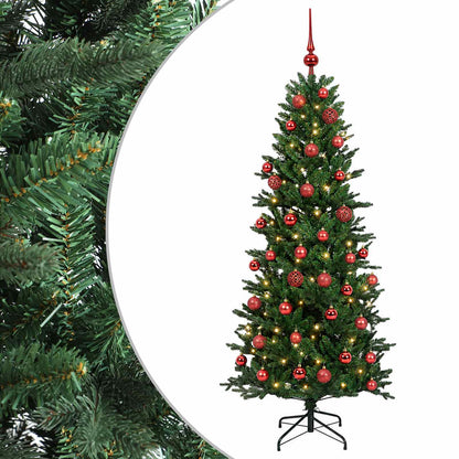 Artificial Christmas Tree with Bauble 150 cm 150 LEDs