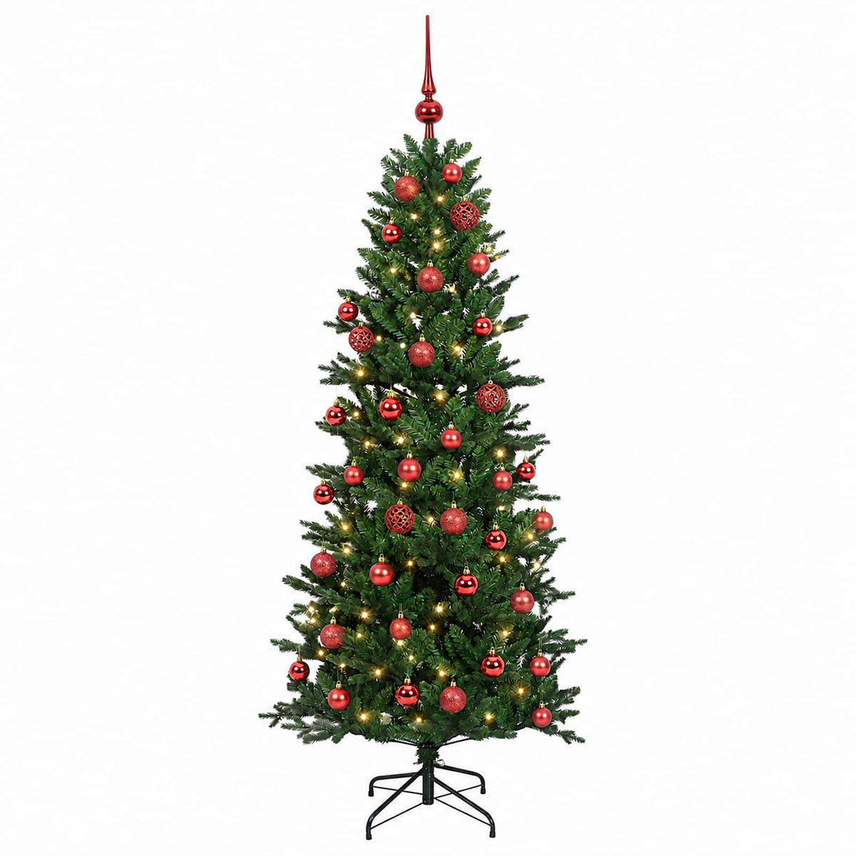 Artificial Christmas Tree with Bauble 150 cm 150 LEDs