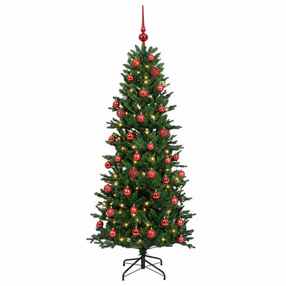 Artificial Christmas Tree with Bauble 150 cm 150 LEDs