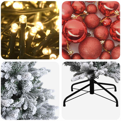 Artificial Christmas Tree with Bauble 120 cm 150 LEDs