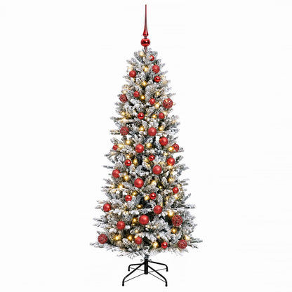 Artificial Christmas Tree with Bauble 120 cm 150 LEDs