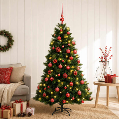 Artificial Christmas Tree with Bauble 120 cm 150 LEDs