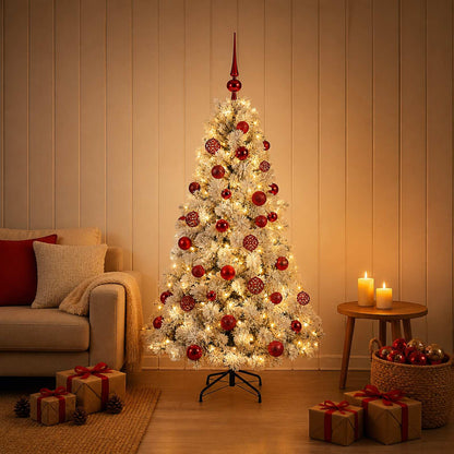 Artificial Christmas Tree with Bauble 120 cm 150 LEDs