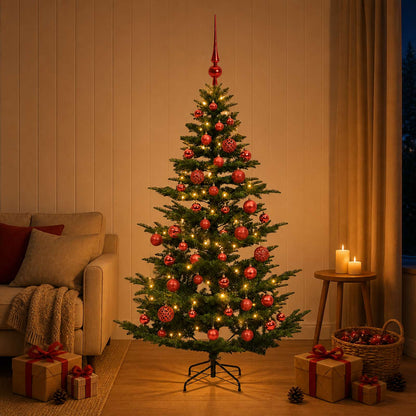 Artificial Christmas Tree with Bauble 120 cm 150 LEDs