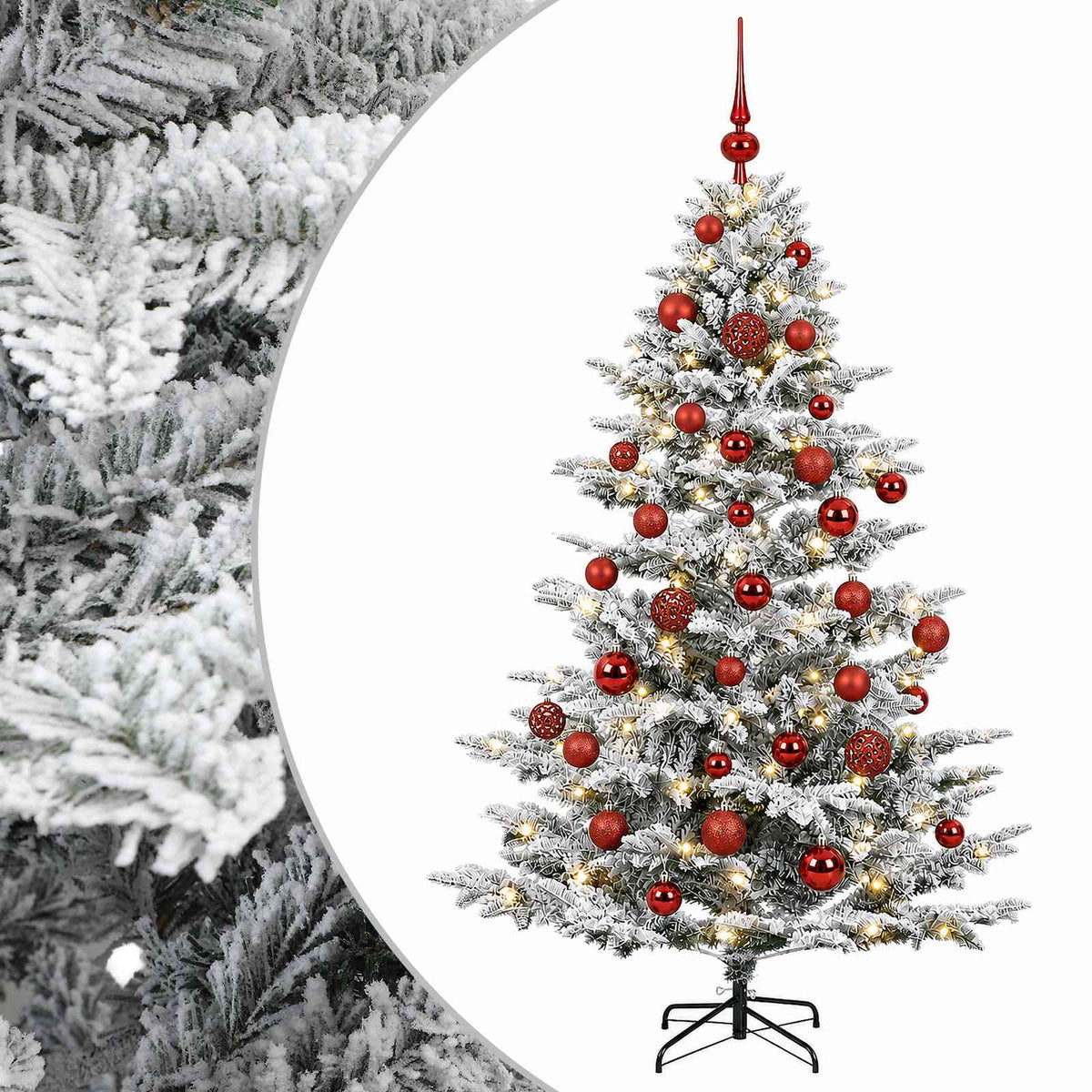 Artificial Christmas Tree with Bauble 120 cm 150 LEDs