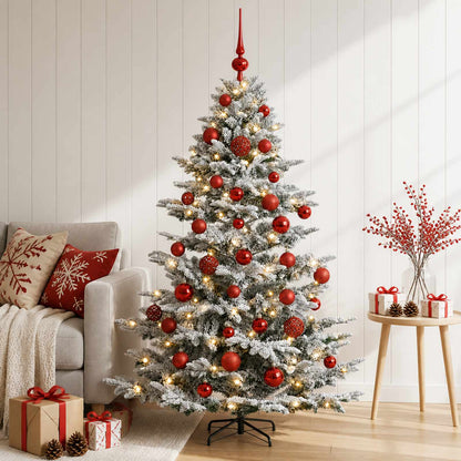 Artificial Christmas Tree with Bauble 150 cm 150 LEDs