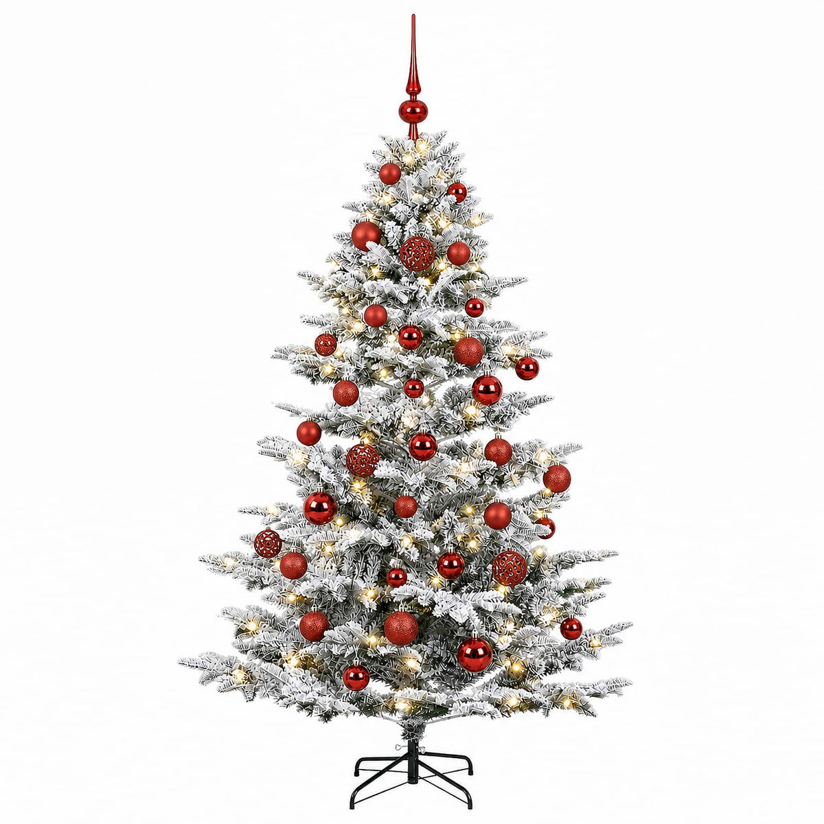 Artificial Christmas Tree with Bauble 150 cm 150 LEDs