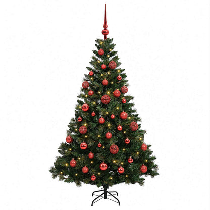 Artificial Christmas Tree with Bauble 150 cm 150 LEDs