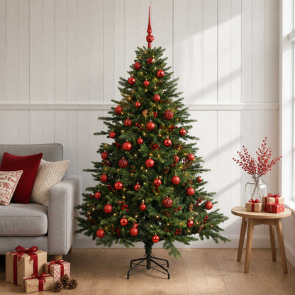 Artificial Christmas Tree with Bauble 150 cm 150 LEDs