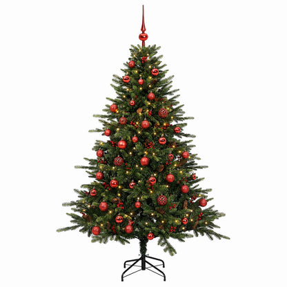 Artificial Christmas Tree with Bauble 150 cm 150 LEDs