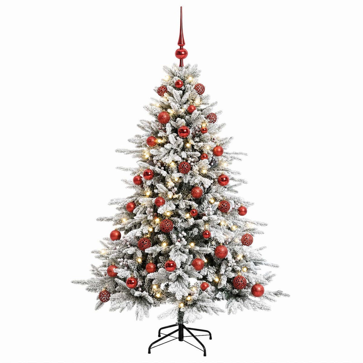 Artificial Christmas Tree with Bauble 120 cm 150 LEDs