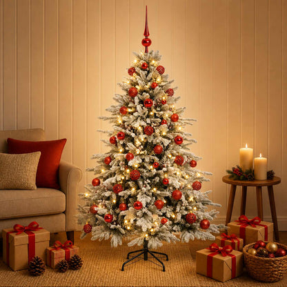 Artificial Christmas Tree with Bauble 150 cm 150 LEDs