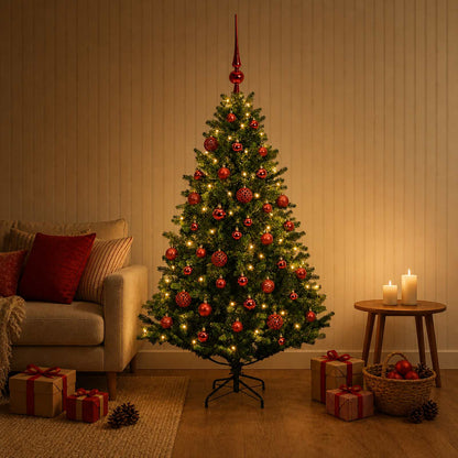 Artificial Christmas Tree with Bauble 120 cm 150 LEDs