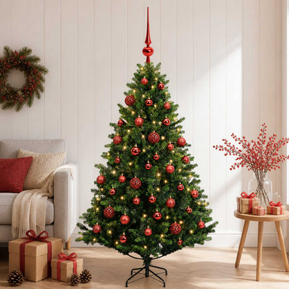 Artificial Christmas Tree with Bauble 150 cm 150 LEDs