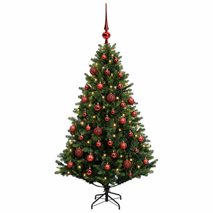 Artificial Christmas Tree with Bauble 150 cm 150 LEDs
