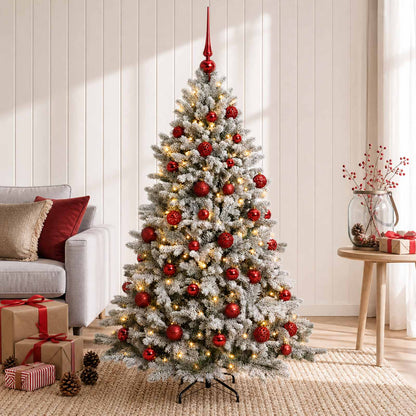 Artificial Christmas Tree with Bauble 150 cm 150 LEDs
