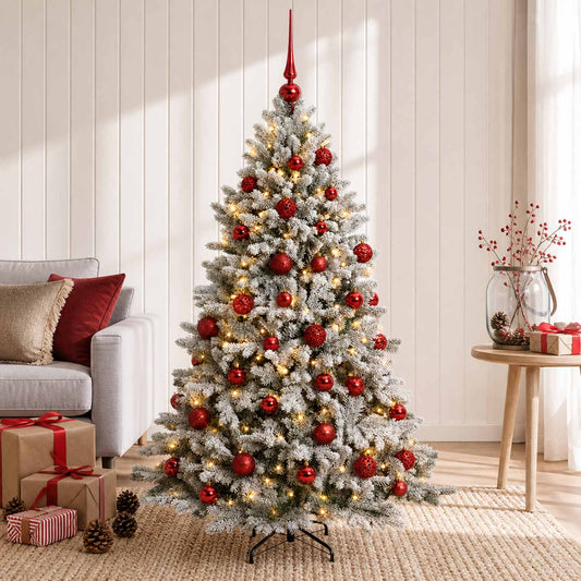 Artificial Christmas Tree with Bauble 150 cm 150 LEDs
