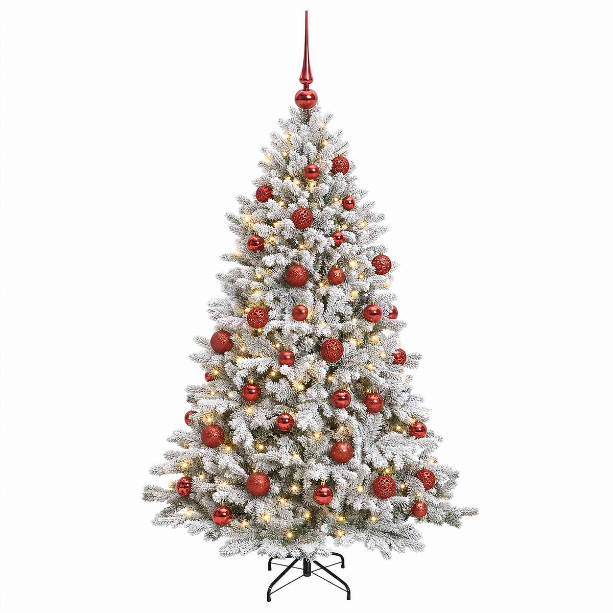 Artificial Christmas Tree with Bauble 150 cm 150 LEDs