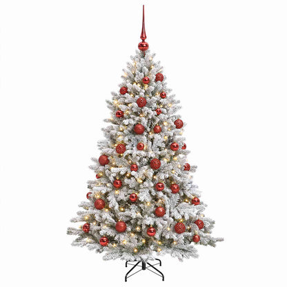 Artificial Christmas Tree with Bauble 150 cm 150 LEDs